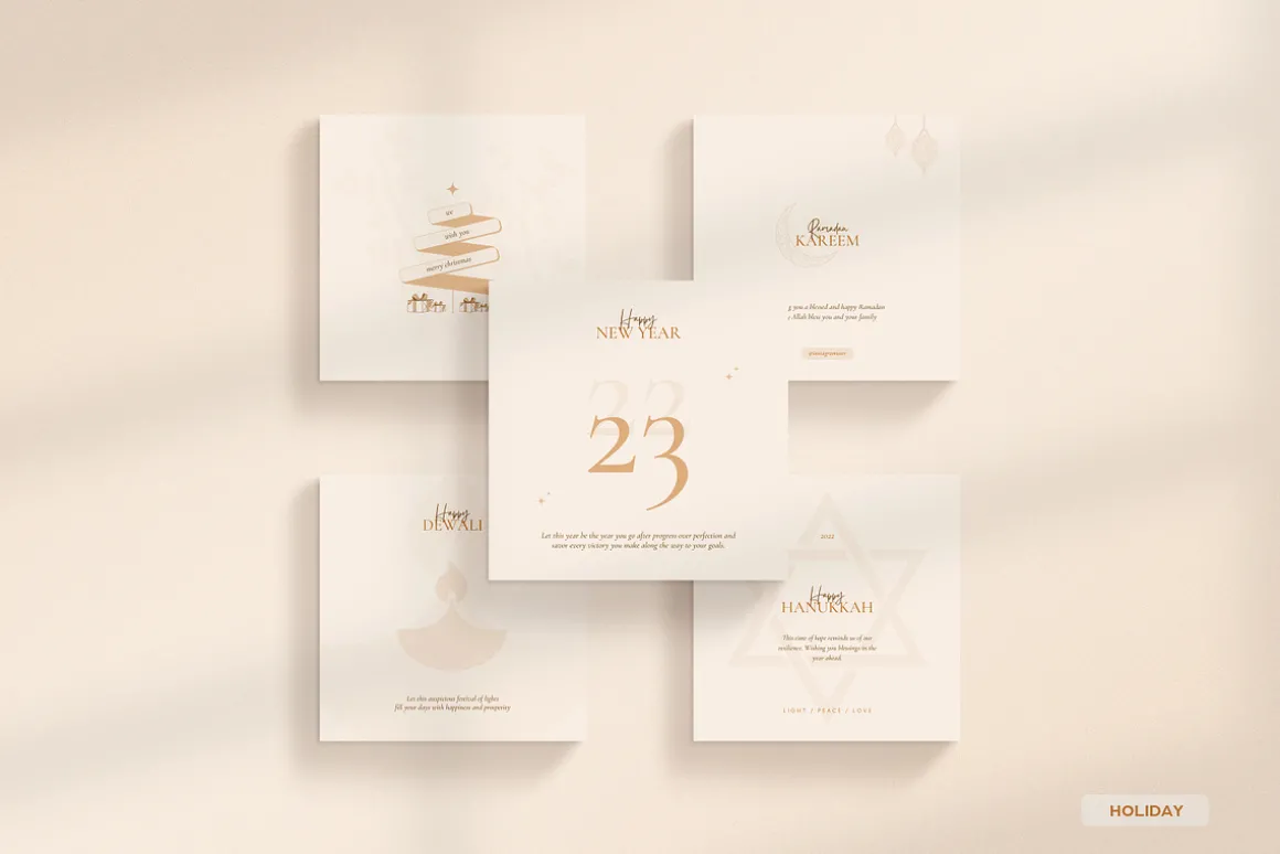 Wellness Social Media Kit CANVA