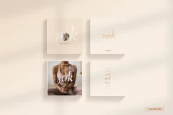 Wellness Social Media Kit CANVA