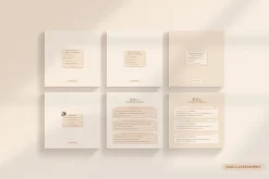 Wellness Social Media Kit CANVA