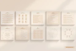 Wellness Social Media Kit CANVA