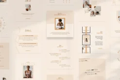 Wellness Social Media Kit CANVA