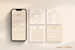 Wellness Social Media Kit CANVA