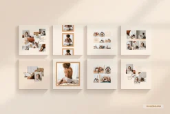 Wellness Social Media Kit CANVA