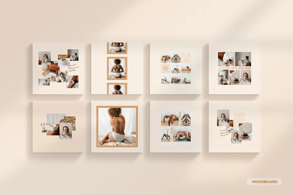 Wellness Social Media Kit CANVA