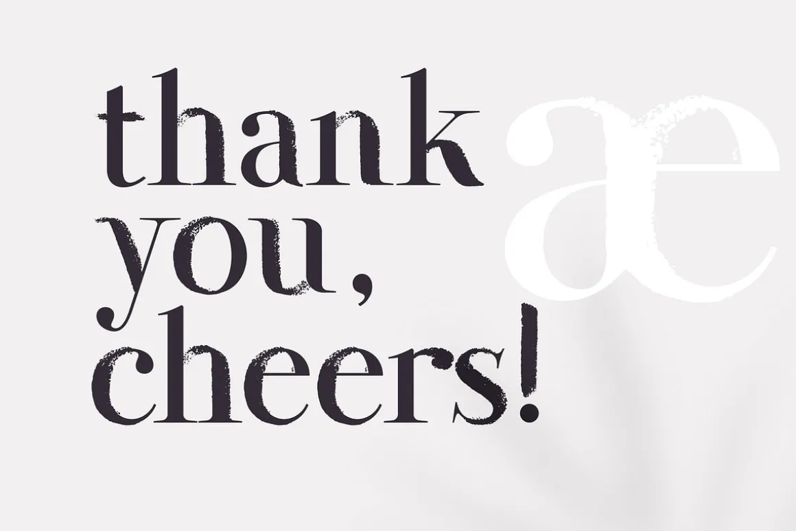 Wesloy dry brush serif font
