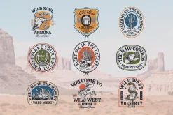 Western Badges and Objects