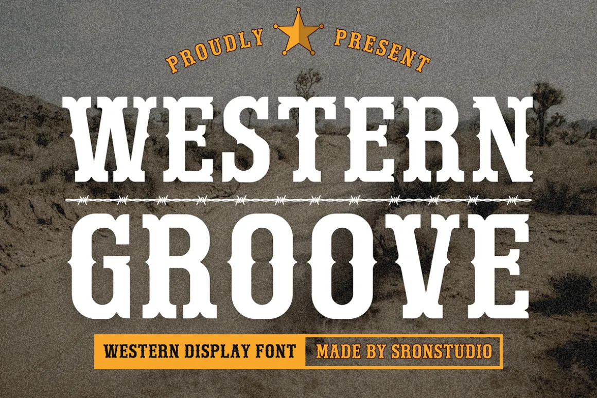 Western Groove - Western Font