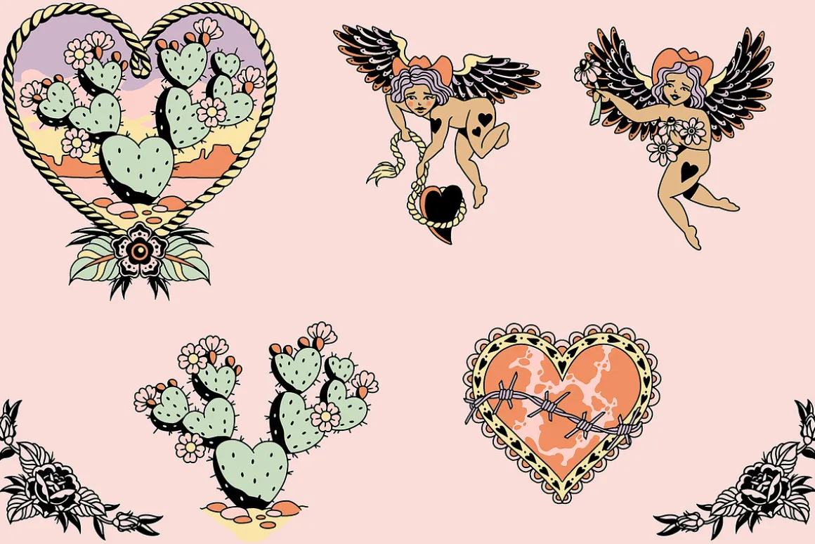 Western Lovers • Illustration suite