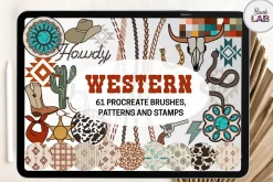 Western Procreate Bundle Brushes