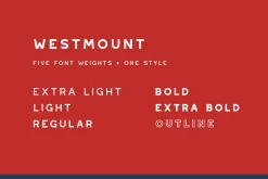 Westmount - 6 Sans Serif Fonts