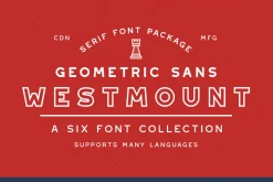 Westmount - 6 Sans Serif Fonts