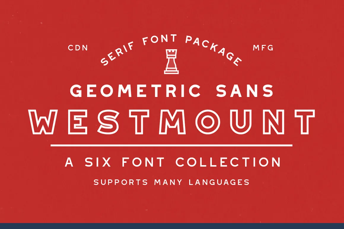 Westmount - 6 Sans Serif Fonts