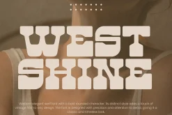 West Shine | Retro Western Font