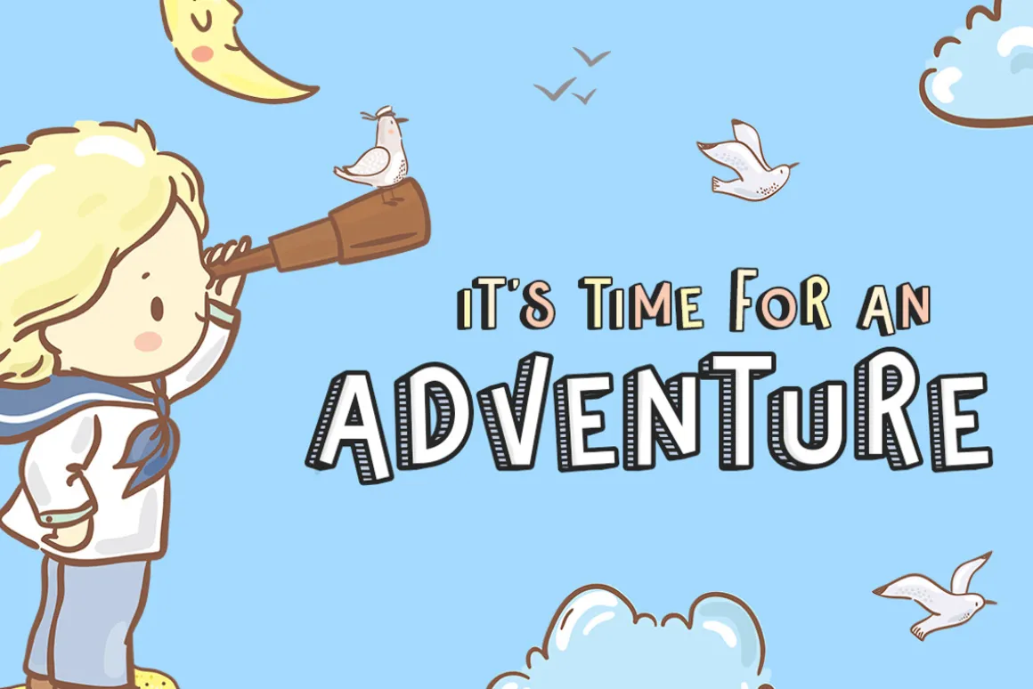 Whale of a Time Font Duo