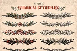 Whimsical Butterflies Boho Aesthetic