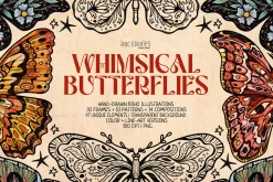 Whimsical Butterflies Boho Aesthetic