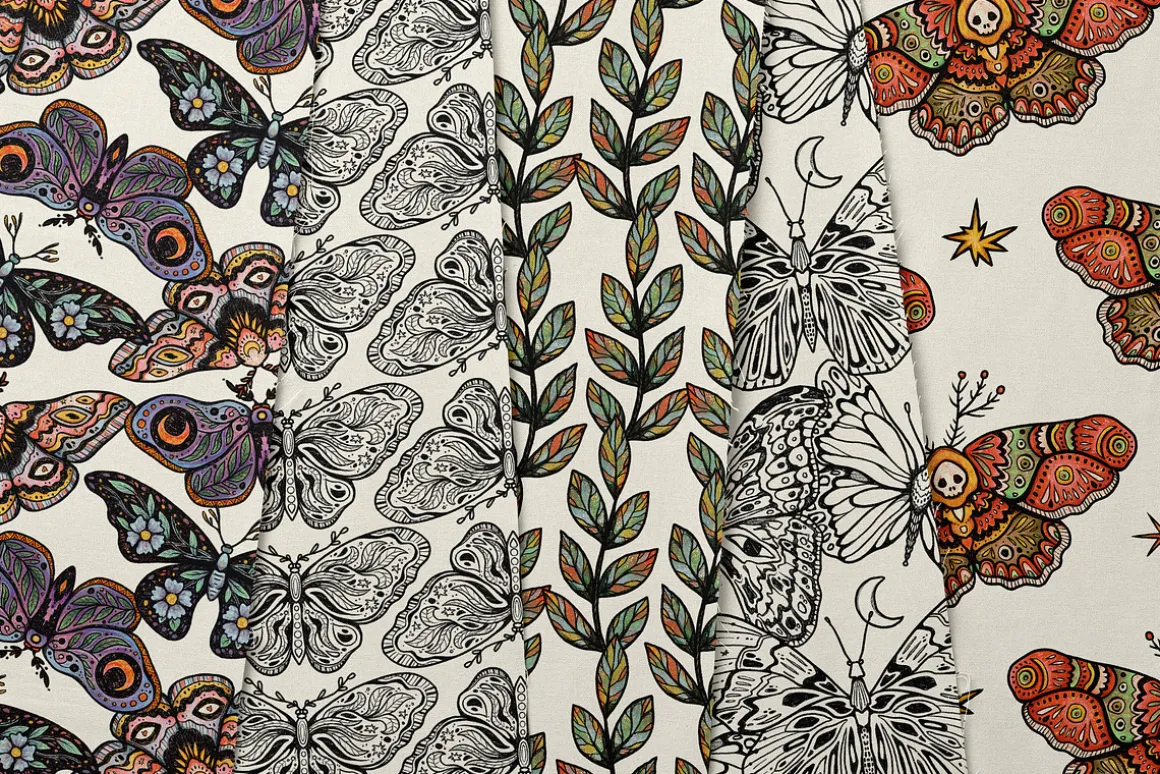 Whimsical Butterflies Boho Aesthetic