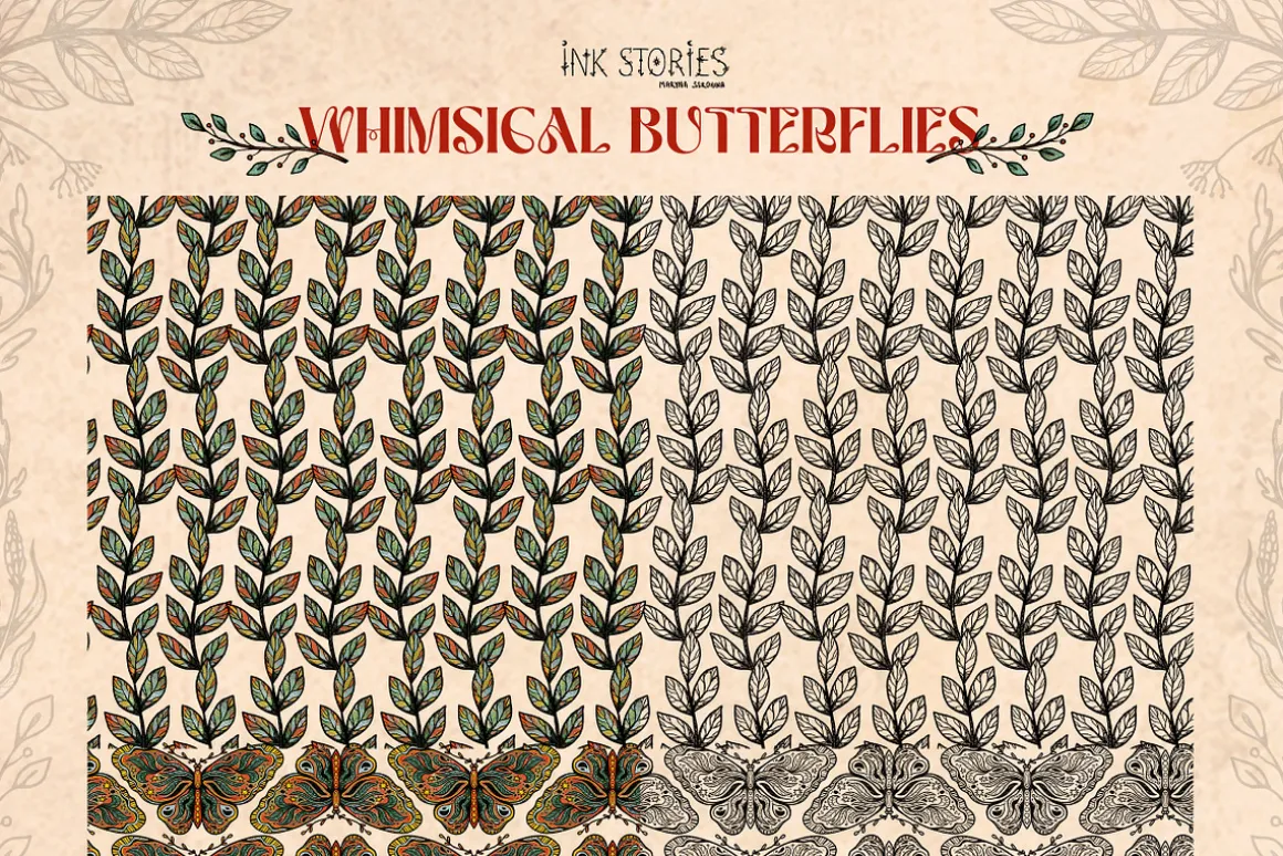 Whimsical Butterflies Boho Aesthetic