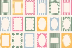 Whimsical Frames Procreate Stamps