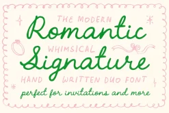 Whimsical Handwritten Font Bundle