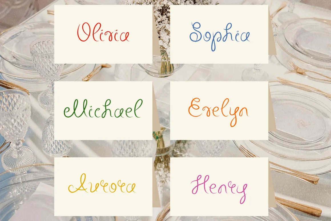 Whimsical Handwritten Font Bundle