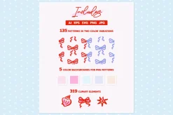 135 Whimsical Patterns and Clip Art