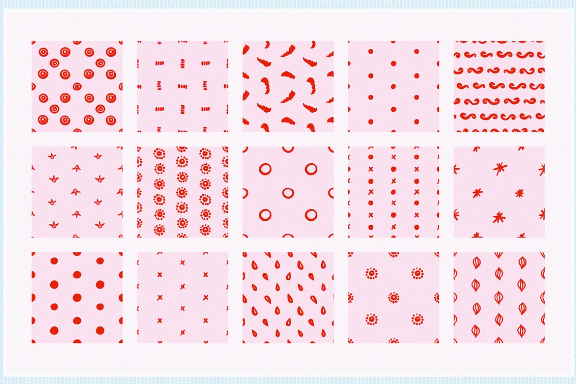 135 Whimsical Patterns and Clip Art