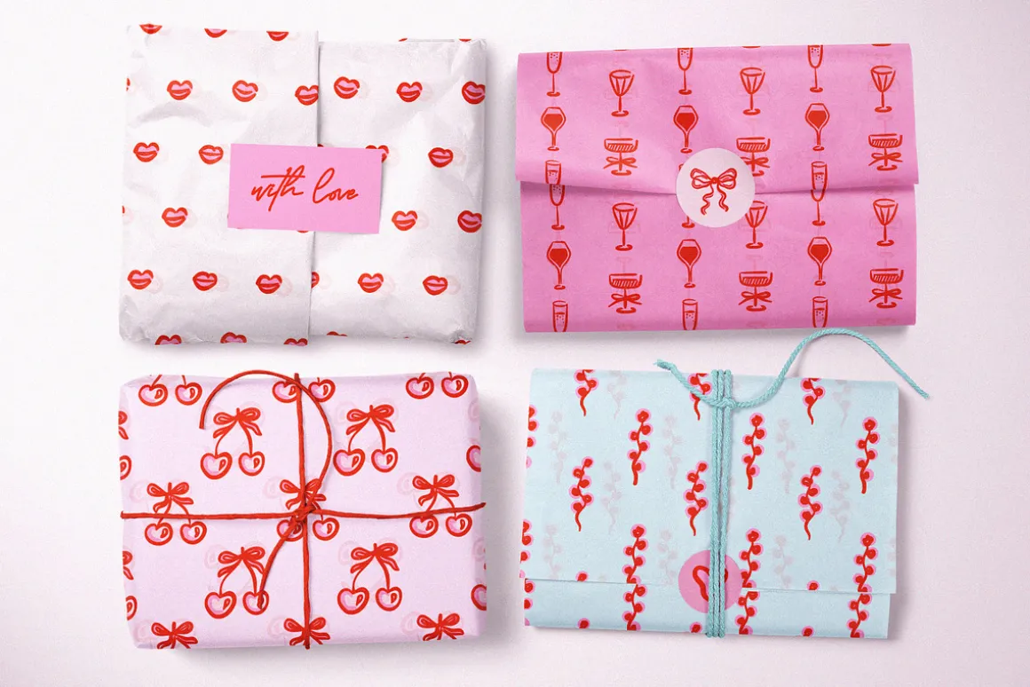 135 Whimsical Patterns and Clip Art