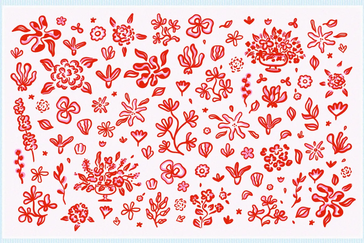 135 Whimsical Patterns and Clip Art
