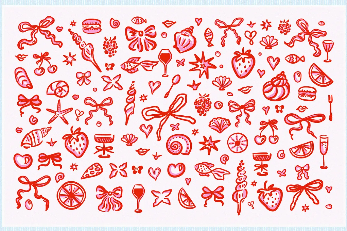 135 Whimsical Patterns and Clip Art