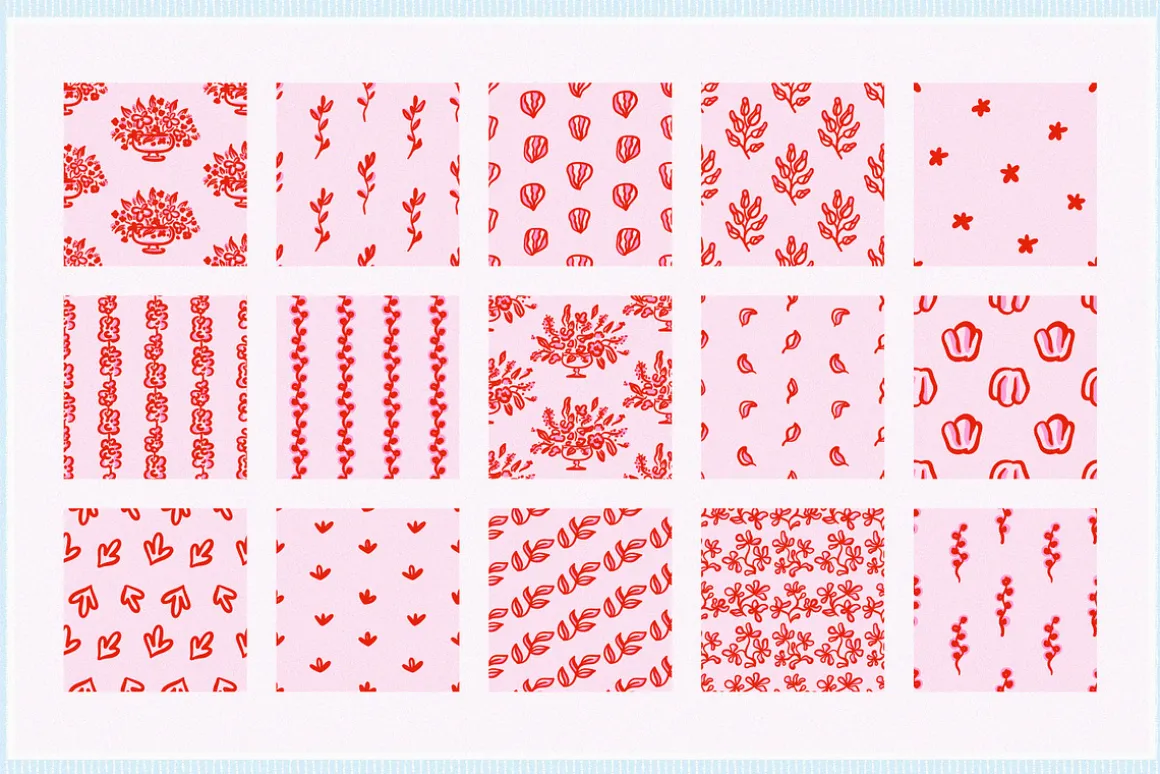135 Whimsical Patterns and Clip Art