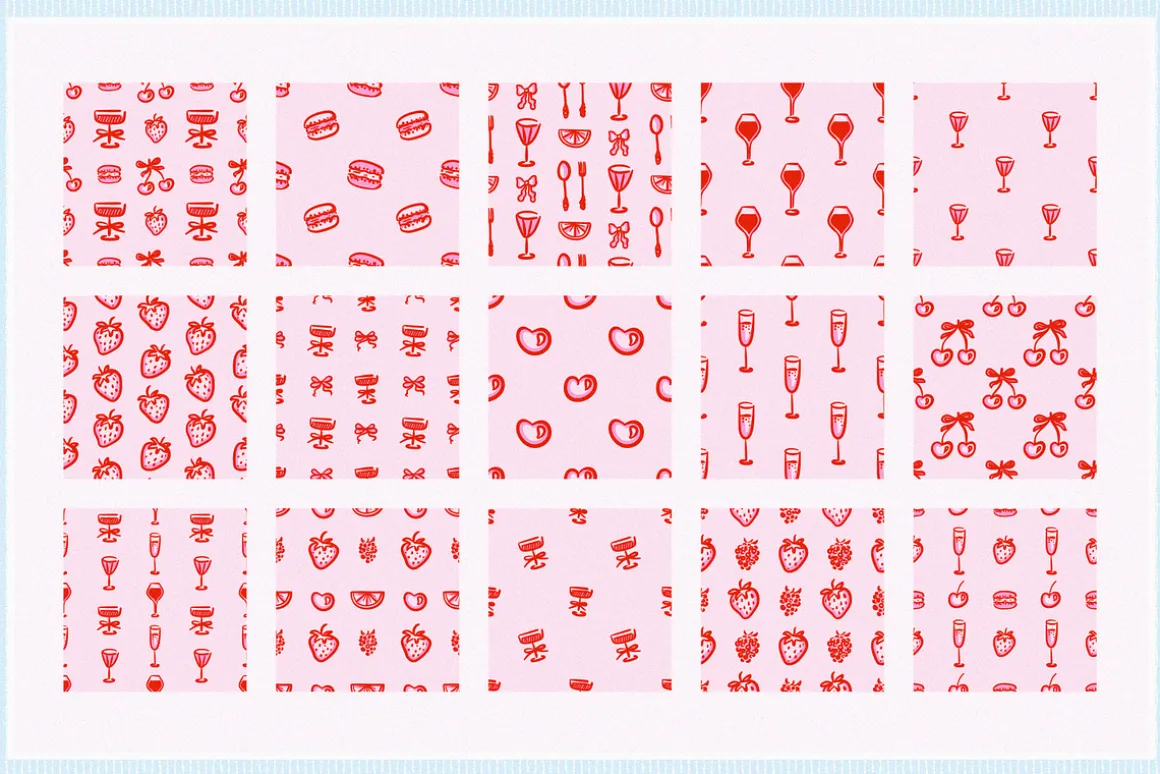 135 Whimsical Patterns and Clip Art