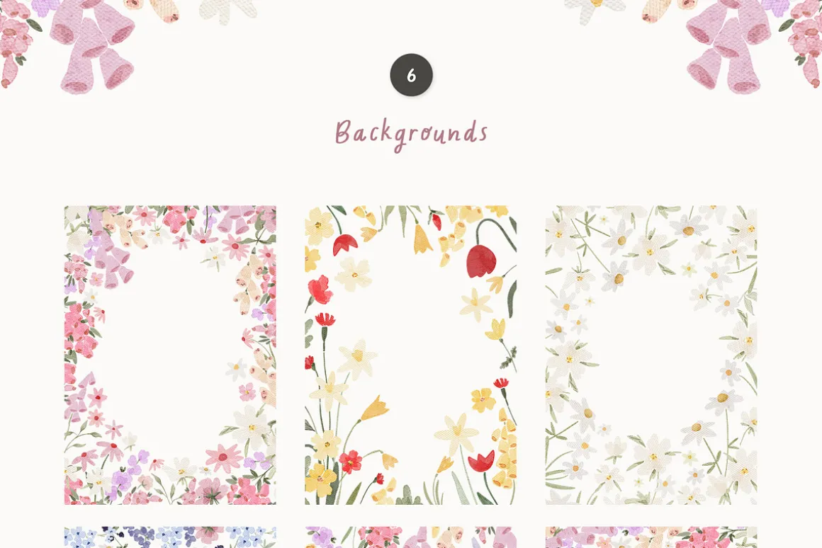 Whimsy & Bright Meadow Flowers