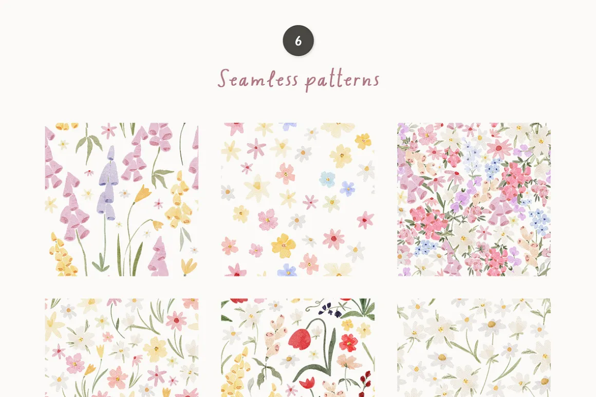 Whimsy & Bright Meadow Flowers
