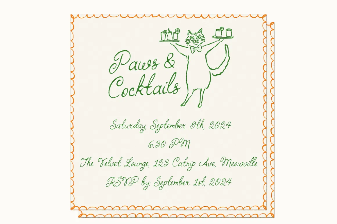 Whimsy Feast Whimsical Wedding Font