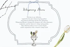 Whispering Blooms-vintage floral