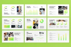 White Annual Report Google Slide