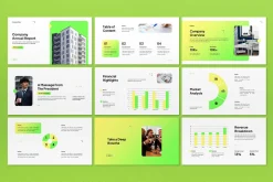 White Annual Report Google Slide