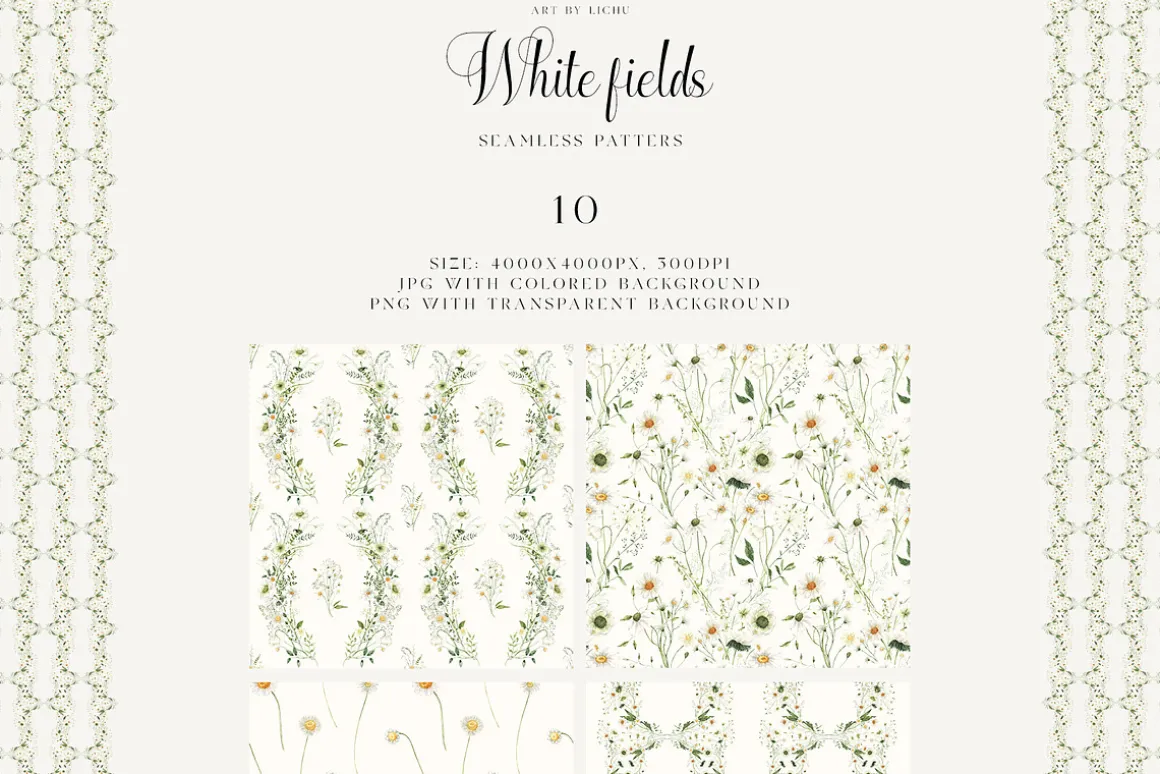 White Fields wildflowers flora