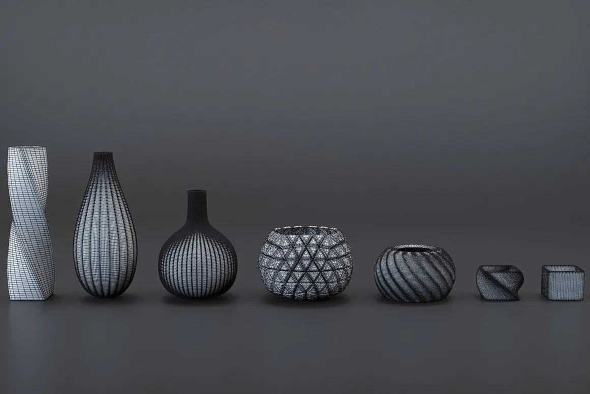 White/Black vases collection