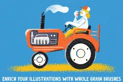 Whole Grain Brushes for Procreate