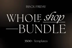 Whole Shop Bundle Templates
