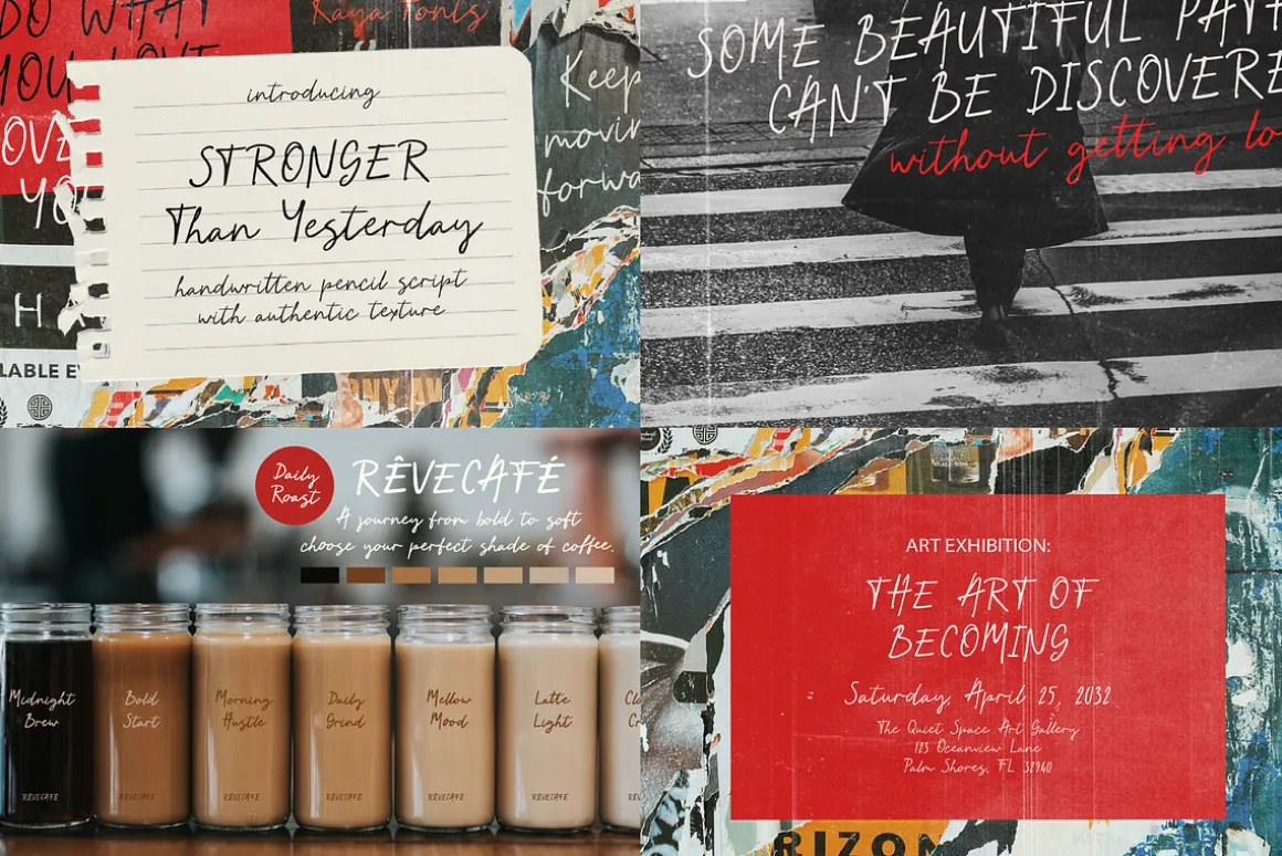 Whole Shop Font Bundle Kaya Fonts