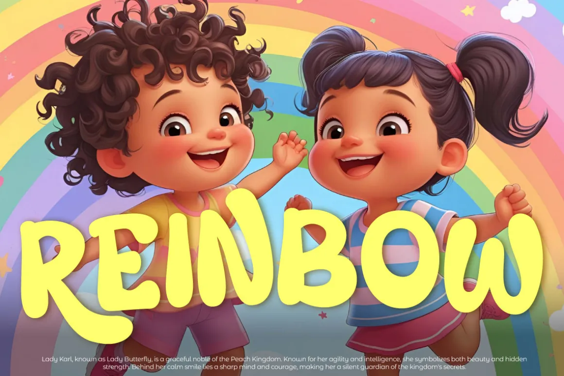 Whom Athu - Bubble Cartoon Font