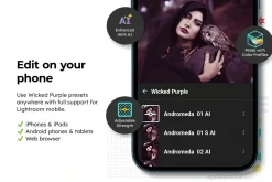 20 Wicked Purple Lightroom Presets