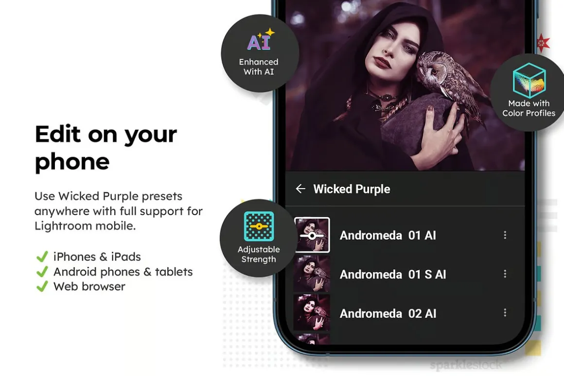 20 Wicked Purple Lightroom Presets