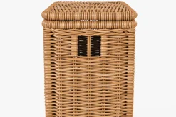 Wicker Laundry Hamper 08 Natural