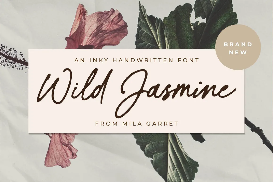 Wild Jasmine Signature Logo Script