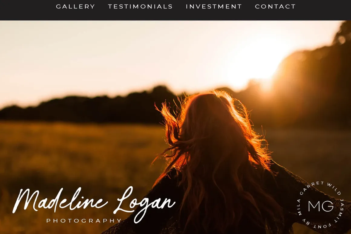 Wild Jasmine Signature Logo Script