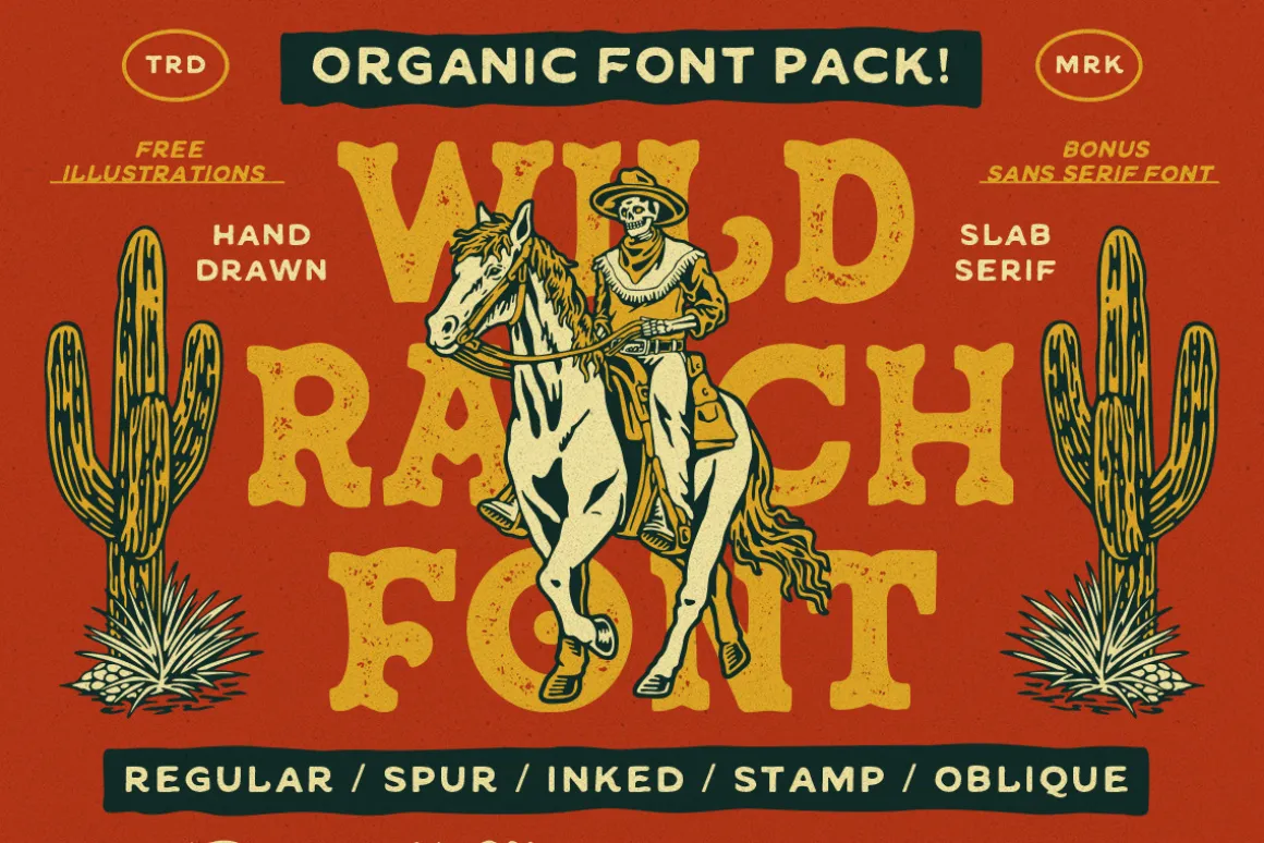 Wild Ranch - Font Pack & Extras!